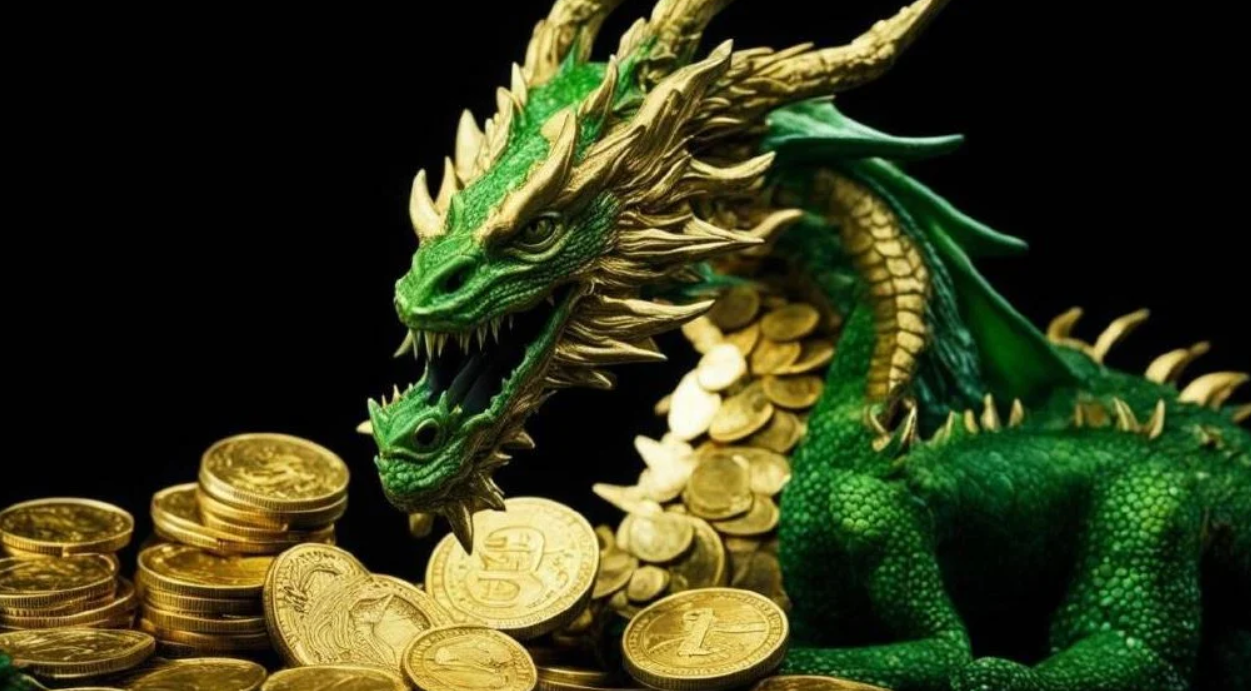 зелений дракон